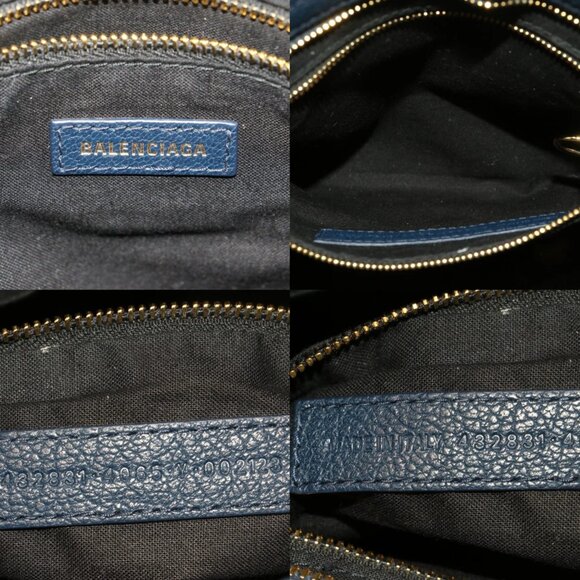 Balenciaga Chevre Gold Metallic Edge Hardware - City Blue - Picture 14 of 14
